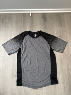 Liberty Pro Men's Athletic Short-Sleeve Crew Shirt - Gray/Black